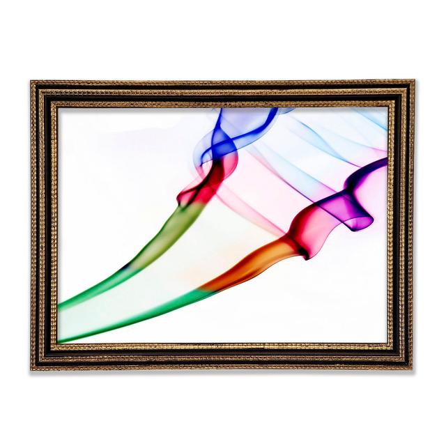 Duo Smoke Trail - Single Picture Frame Art Prints Ivy Bronx Size: 29.1cm H x 42cm W x 3cm D on Productcaster.