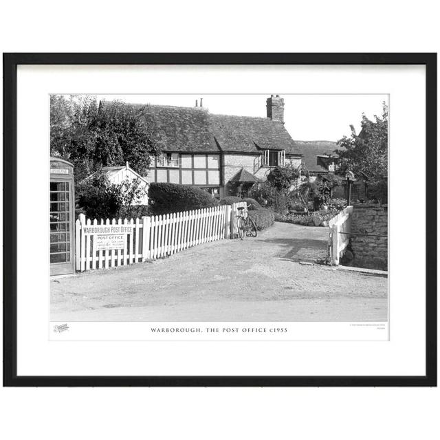 'Warborough, the Post Office C1955' by Francis Frith - Picture Frame Photograph Print on Paper The Francis Frith Collection Size: 40cm H x 50cm W x 2. on Productcaster.