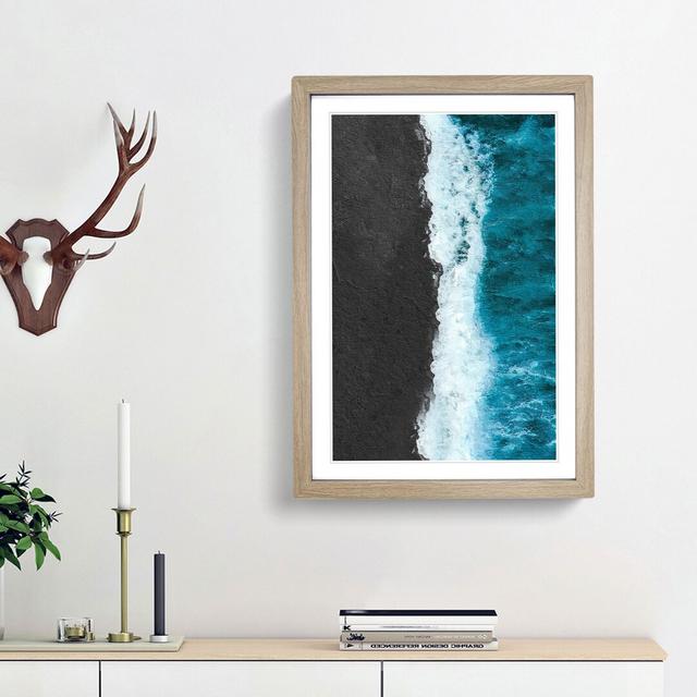 Australian Seascape View - Picture Frame Painting Print on Paper East Urban Home Frame Option: Oak Framed, Size: 33cm H x 24cm W x 2cm D on Productcaster.