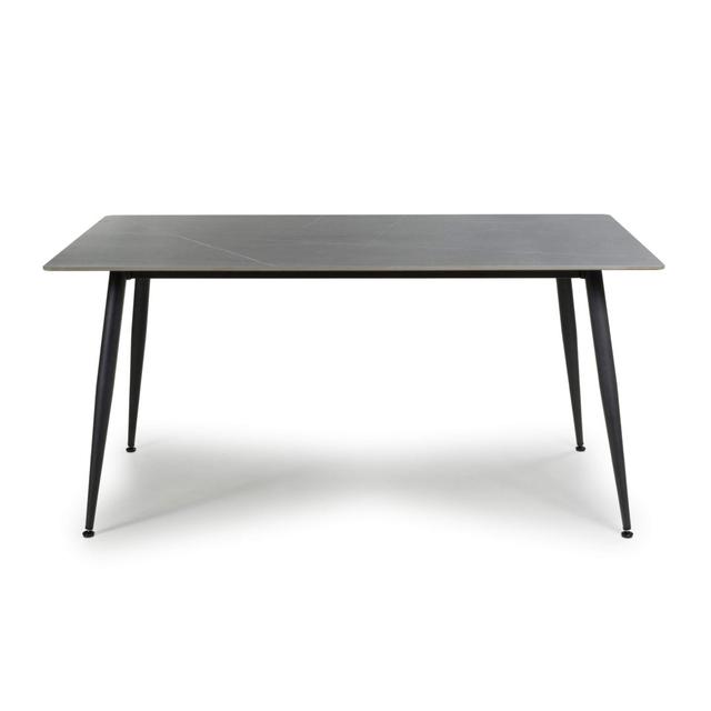 Modima 1.6m Grey Dining Table George Oliver on Productcaster.