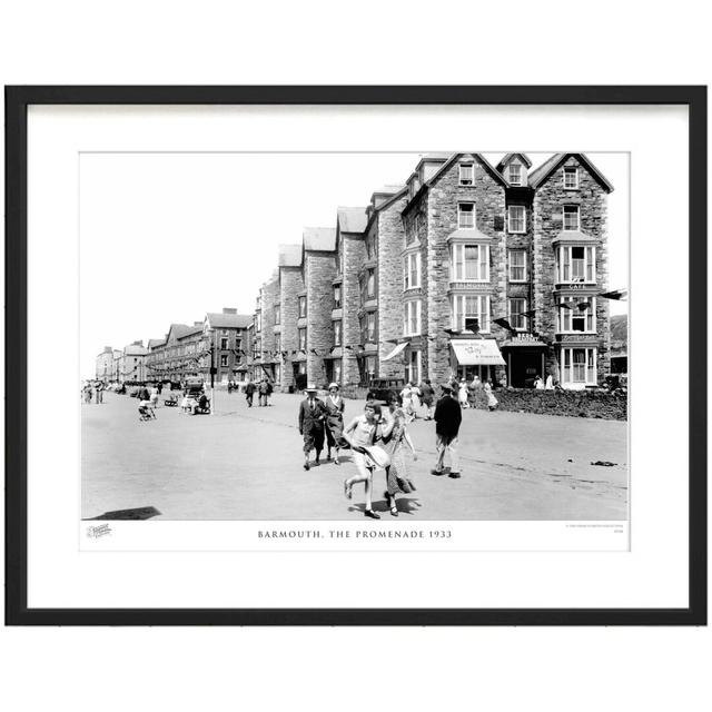 Barmouth, The Promenade 1933 - Single Picture Frame Print The Francis Frith Collection Size: 28cm H x 36cm W x 2.3cm D on Productcaster.