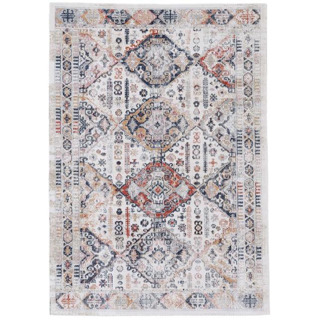 Omen Cream Rug Carpetfine Rug Size: Rectangle 120 x 170cm on Productcaster.