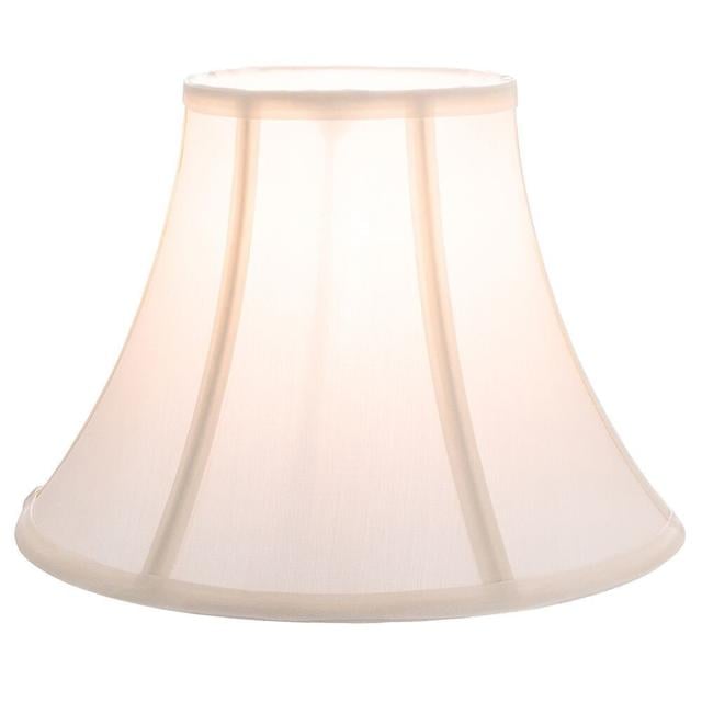 Cotton Bell Lamp Shade Lily Manor Colour: Cream, Size: 25 x 35cm on Productcaster.