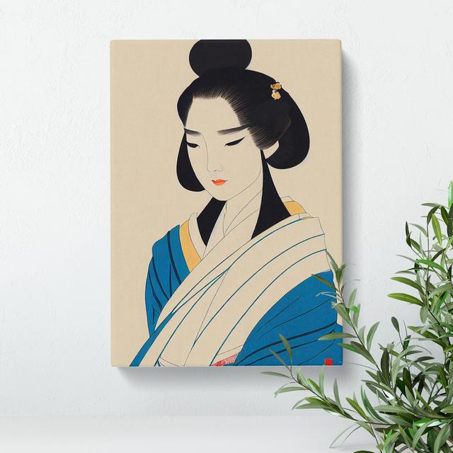 Classic Geisha No.4 - Wrapped Canvas Print Fairmont Park Size: 60cm H x 40cm W on Productcaster.