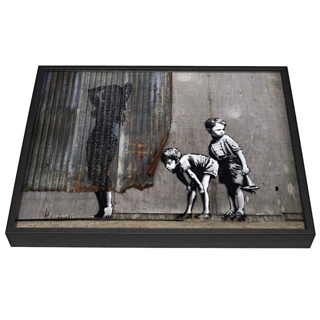 Banksy Dismaland - Single Picture Frame Art Prints on Canvas Rosalind Wheeler Size: 81cm H x 121.9cm W x 10cm D on Productcaster.