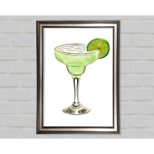 Margarita Cocktail 1 - Einzelner Bilderrahmen Kunstdrucke Sommerallee Größe: 118,9 cm H x 84,1 cm B x 1,5 cm T on Productcaster.