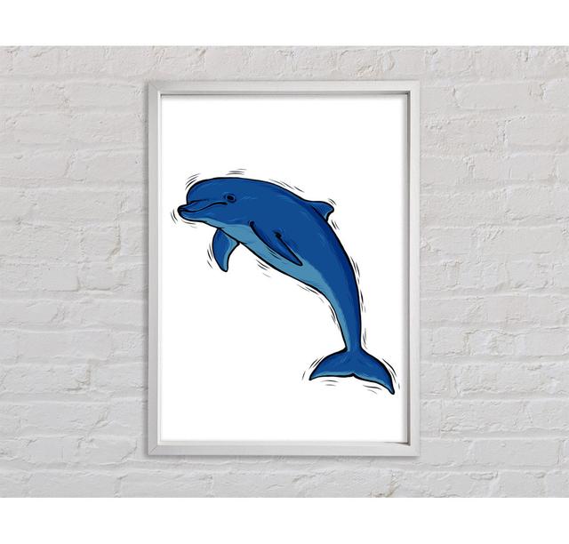 Dolphin Love - Single Picture Frame Art Prints on Canvas Bright Star Size: 141.4cm H x 100cm W on Productcaster.