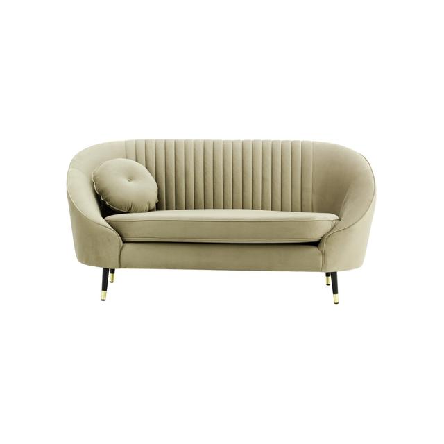 Shyann 2 Seater Sofa Hykkon Upholstery Colour: Mika on Productcaster.