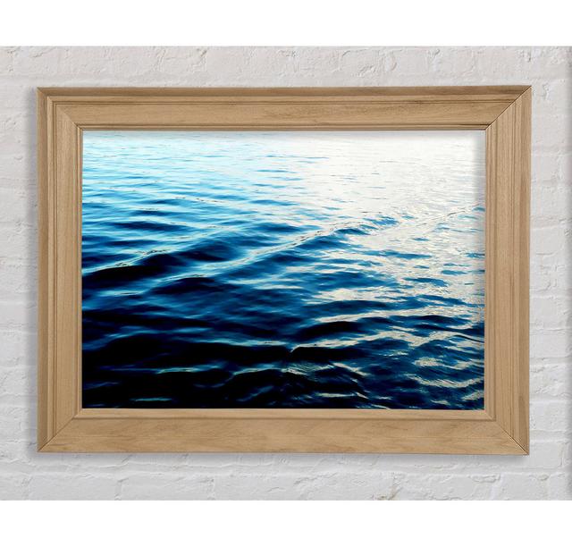 Just The Ocean - Single Picture Frame Art Prints Bright Star Size: 84.1cm H x 142.2cm W x 8cm D on Productcaster.