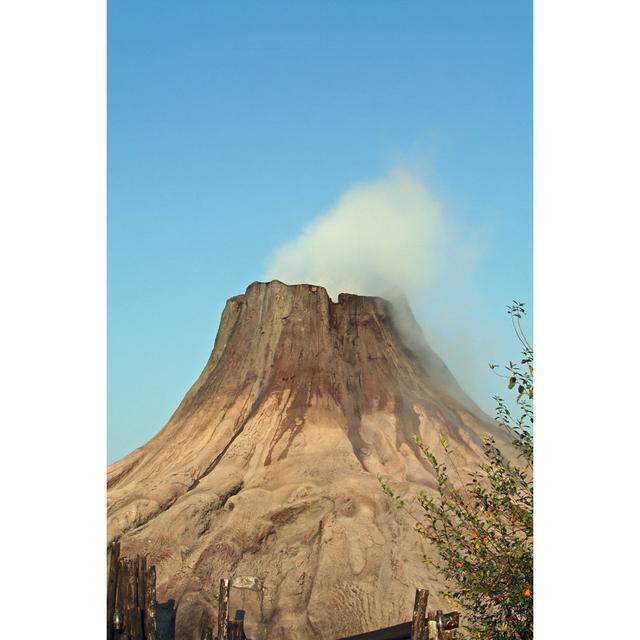 Volcano With White Smoke by Agno_agnus - Wrapped Canvas Art Prints Alpen Home Size: 75cm H x 50 cm W x 1.8cm D on Productcaster.