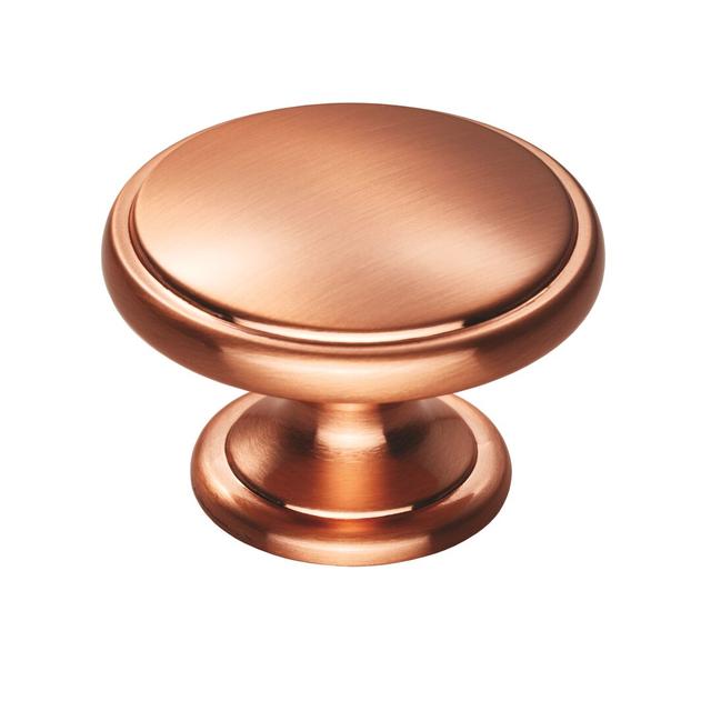 OXFORD KNOB 38Mm Lark Manor Finish: Satin Copper on Productcaster.