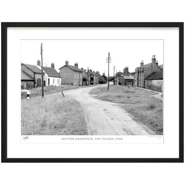 'Hutton Cranswick, the Village C1960' by Francis Frith - Picture Frame Photograph Print on Paper The Francis Frith Collection Size: 28cm H x 36cm W x on Productcaster.