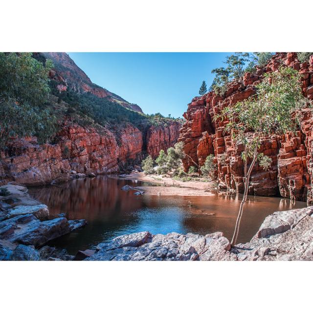 Fajardo Ormiston Gorge - Wrapped Canvas Photograph Alpen Home Size: 20cm H x 30cm W x 3.8cm D on Productcaster.