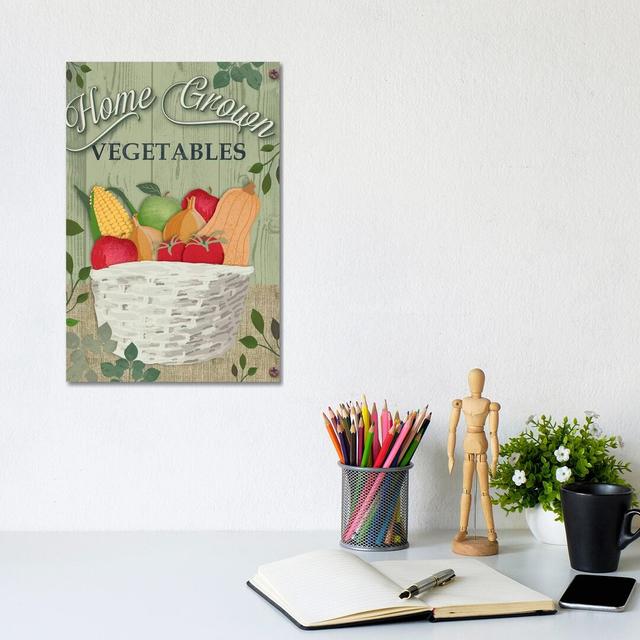 Farm to Table III by Jennifer Ellory - Wrapped Canvas Art Prints Brambly Cottage Size: 30.48cm H x 20.32cm W on Productcaster.