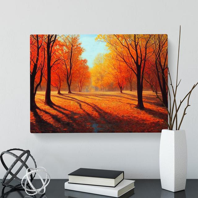 Autumn Forest Vol.1 - Wrapped Canvas Graphic Art Alpen Home Size: 35cm H x 50cm W x 3cm D on Productcaster.