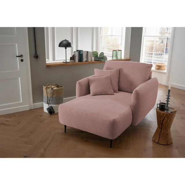 Sessel Chicago., 112 cm breit Corrigan Studio Polsterfarbe: Rosa on Productcaster.