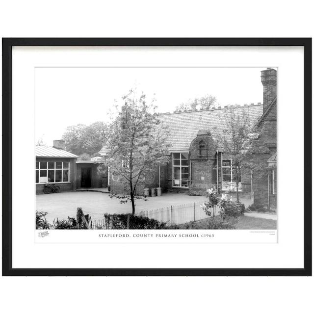 Stapleford, County Primary School C1965 by Francis Frith - Single Picture Frame Print The Francis Frith Collection Size: 60cm H x 80cm W x 2.3cm D on Productcaster.