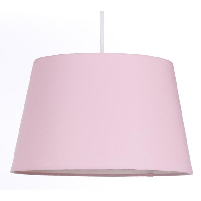 Empire Lamp Shade 17 Stories Size: 22cm H x 36cm W x 36 cm D, Colour: Pale Pink on Productcaster.