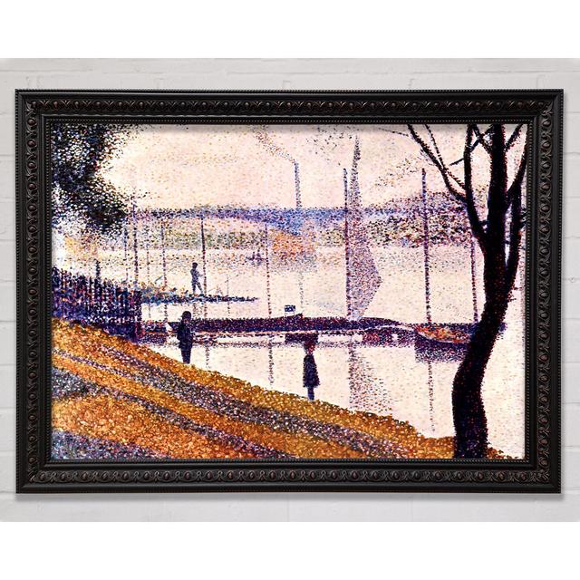 Seurat Bridge Of Courbevoie - Single Picture Frame Art Prints Bright Star Size: 59.7cm H x 84.1cm W on Productcaster.