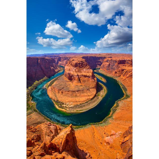 Arizona Horseshoe Bend Meander of Colorado River by Lunamarina - Wrapped Canvas Photograph Union Rustic Size: 46cm H x 30cm W on Productcaster.