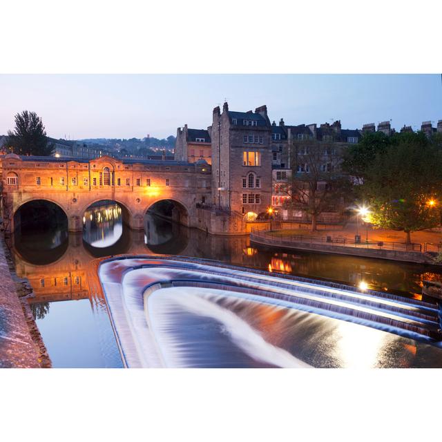 Somerset Pulteney Bridge - Wrapped Canvas Photograph 17 Stories Size: 81cm H x 122cm W on Productcaster.