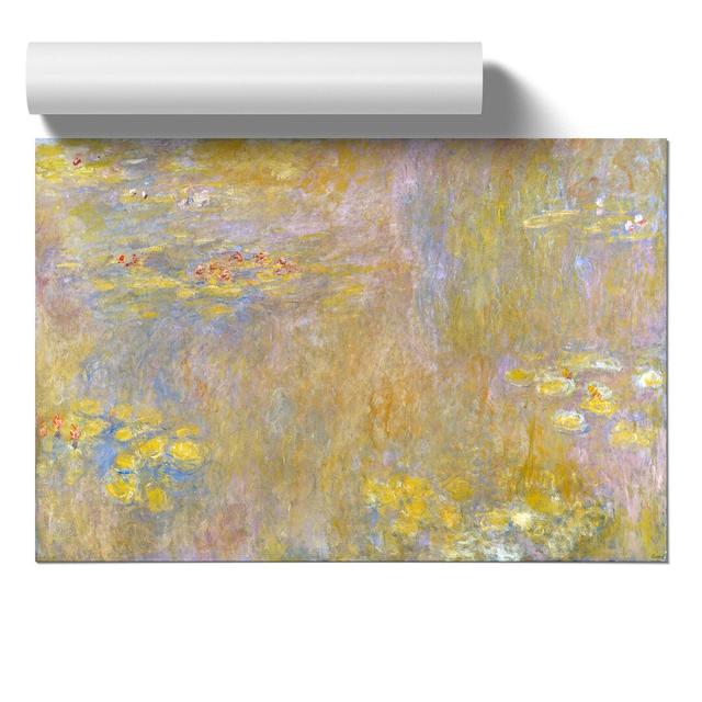 Water Lilies Lily Pond Vol.30 by Claude Monet - No Frame Painting East Urban Home Size: 30cm H x 42cm W x 0.1cm D on Productcaster.