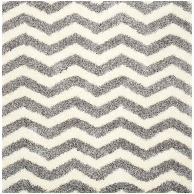 Veronica Looped Ivory/Grey Rug Brayden Studio Rug Size: Square 121cm on Productcaster.