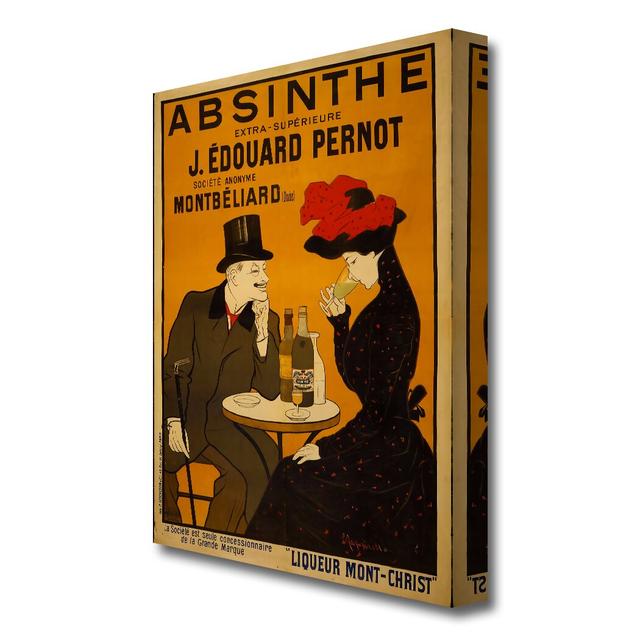 Absinthe - Wrapped Canvas Painting Print East Urban Home Size: 101.6 cm H x 66 cm W on Productcaster.