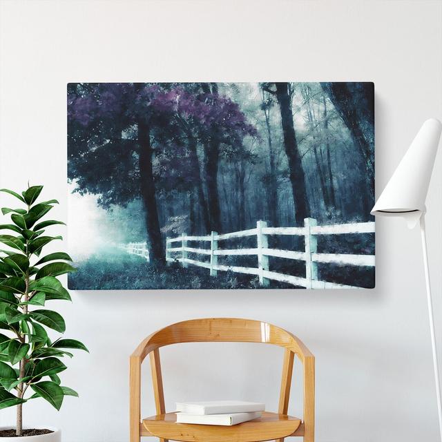 The Forest Edge - Wrapped Canvas Painting East Urban Home Size: 50cm H x 76cm W x 3cm D on Productcaster.