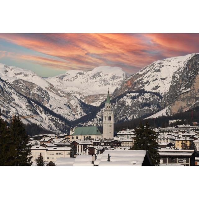 Cortina D'Ampezzo, Italy by SalvoL - Wrapped Canvas Print Alpen Home Size: 30cm H x 46cm W on Productcaster.