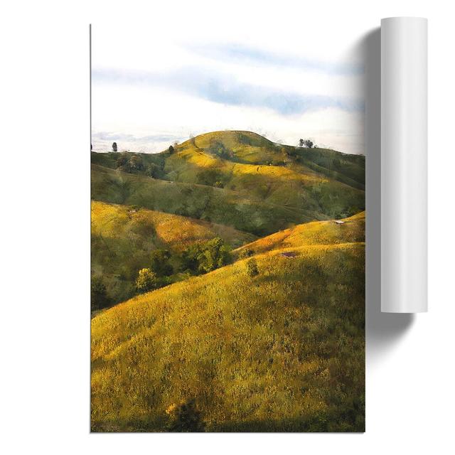 Rolling Hills in Phrae Thailand - Unframed Graphic Art East Urban Home Size: 59cm H x 42cm W x 0.1cm D on Productcaster.