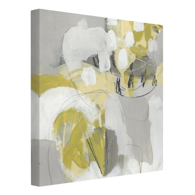 Lemons in the Mist I - Wrapped Canvas Painting Ivy Bronx Size: 80cm H x 80cm W, Format: 260g/m² Canvas on Productcaster.