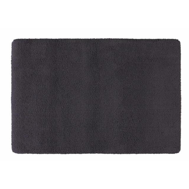 Bath Mat RHOMTUFT Size: 50cm W x 60cm L, Colour: Dark Grey on Productcaster.