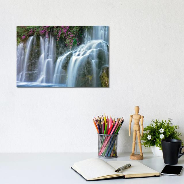 Falls by Dennis Frates - Wrapped Canvas Gallery-Wrapped Canvas Giclée Alpen Home Size: 20.32cm H x 30.48cm W x 1.91cm D on Productcaster.