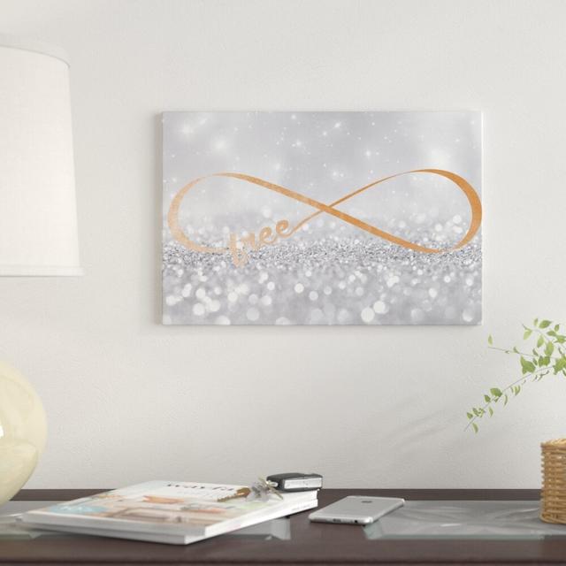 Freedom Sparkle Copper - Print East Urban Home Format: Wrapped Canvas, Size: 60.96cm H x 40.64cm W x 1.27cm D on Productcaster.