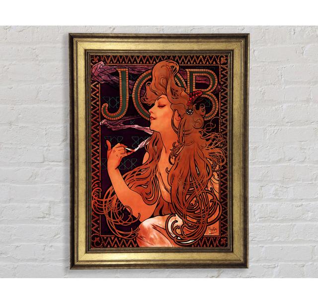 Job by Alphonse Mucha - Single Picture Frame Art Prints Bright Star Size: 42cm H x 59.7cm W x 8cm D on Productcaster.