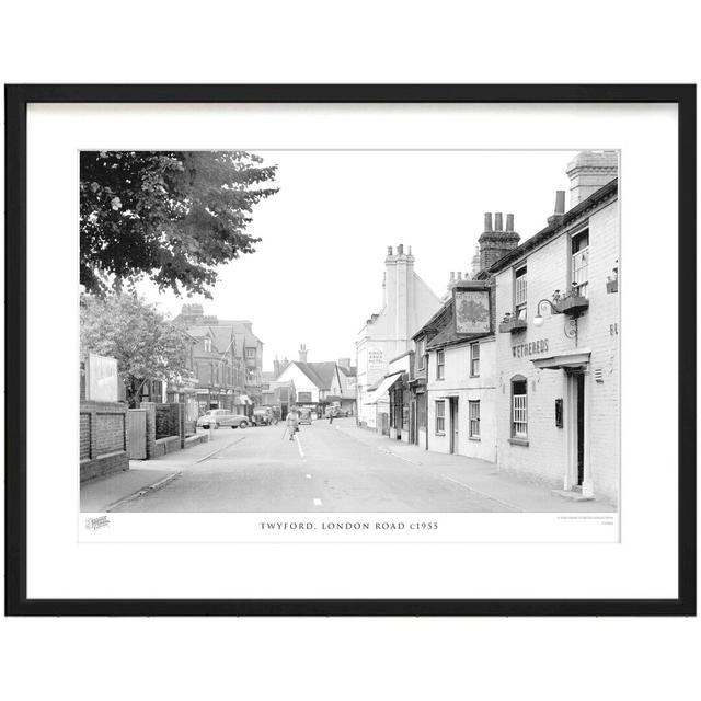 'Twyford, London Road C1955' by Francis Frith - Picture Frame Photograph Print on Paper The Francis Frith Collection Size: 60cm H x 80cm W x 2.3cm D on Productcaster.