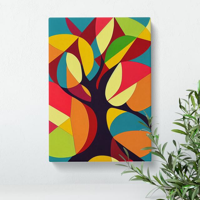 Bold Tree Art No.1 - Print George Oliver Format: Wrapped Canvas, Size: 50cm H x 35cm W x 3cm D, Matte Colour: No Matte on Productcaster.