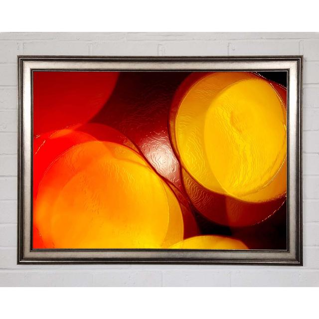 The Joining Of Circles Framed Print Wall Art Ivy Bronx Format: Natural Framed Paper, Size: 29.7cm H x 42cm W x 1.5cm D on Productcaster.