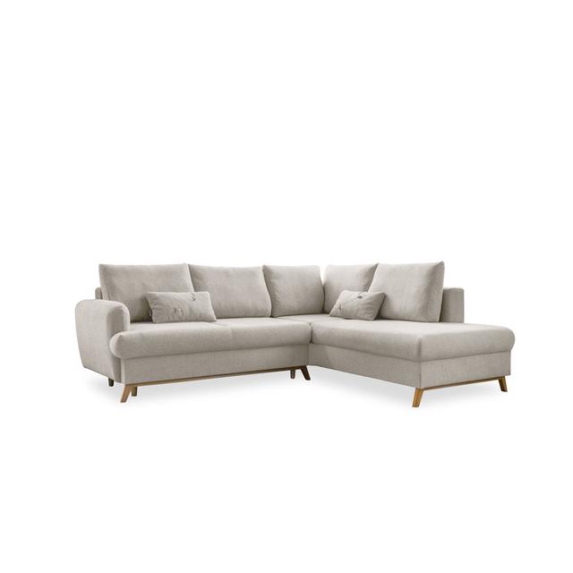 Scandic Lagom Upholstered Corner Sofa MiuForm Orientation: Right facing, Upholstery Colour: Beige on Productcaster.