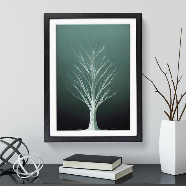 Ethereal Tree No.5 - Picture Frame Graphic Art ClassicLiving Frame Colour: Black, Size: 46cm H x 34cm W x 2cm D on Productcaster.