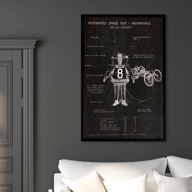 'Integrated Space Suit' Graphic Art Print on Canvas East Urban Home Size: 76.2 cm H x 50.8 cm W on Productcaster.