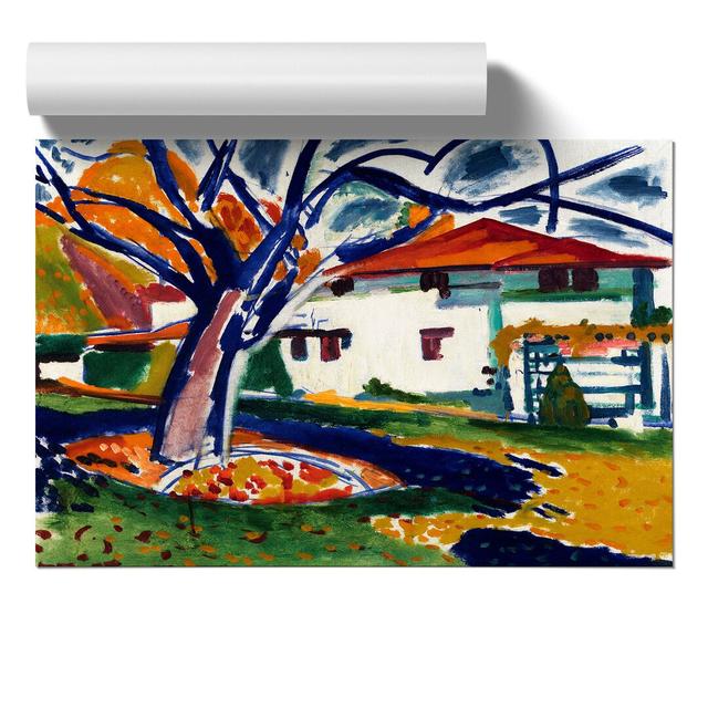 Blue Trees by Henry Lyman Sayen - No Frame Painting East Urban Home Size: 30cm H x 42cm W x 0.1cm D on Productcaster.