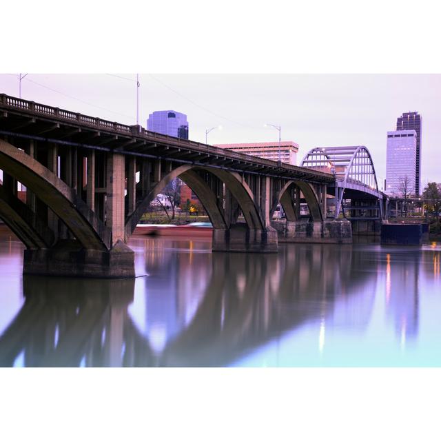 Bridge in Little Rock, Arkansas - Wrapped Canvas Photograph 17 Stories Size: 61cm H x 91cm W on Productcaster.