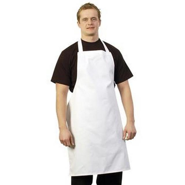 Full Length Apron Symple Stuff Colour: White on Productcaster.