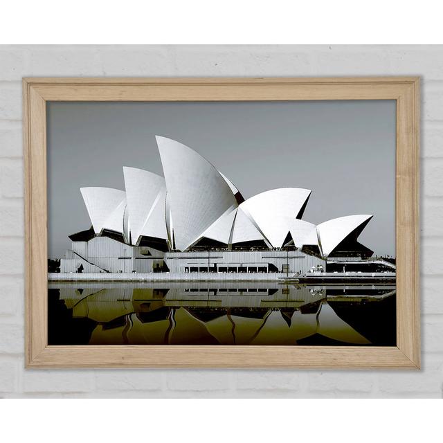 Sydney Opera House Green Harbour - Single Picture Frame Art Prints Brayden Studio Size: 84.1cm H x 118.9cm W x 1.5cm D on Productcaster.