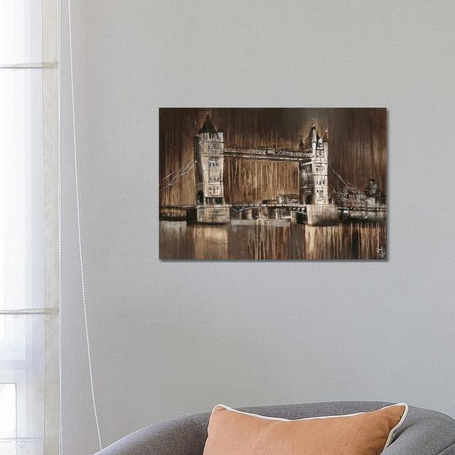 London Tower Bridge by Yuliya Volynets - Wrapped Canvas Painting ClassicLiving Size: 45.72cm H x 66.04cm W x 1.905cm D on Productcaster.