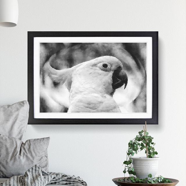 Cockatoo Bird Vol.2 - Picture Frame Graphic Art East Urban Home Frame Option: Black Framed, Size: 36cm H x 48cm W x 2cm D on Productcaster.