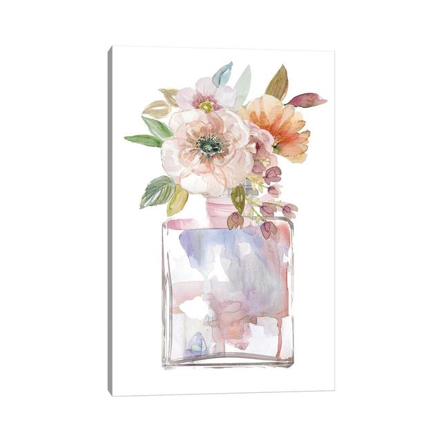 Mini Bouquet II Fleur De Lis Living Size: 66.04cm H x 45.72cm W x 1.91cm D, Format: Wrapped Canvas on Productcaster.