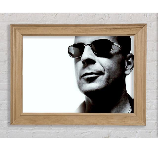 Bruce Willis - Single Picture Frame Art Prints Bright Star Size: 100cm H x 141.4cm W x 8cm D on Productcaster.